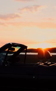 Preview wallpaper convertible, sunset, car
