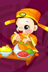 Preview wallpaper cook, drawing, china, kitchen, food
