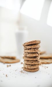 Preview wallpaper cookies, pastries, chocolate chips