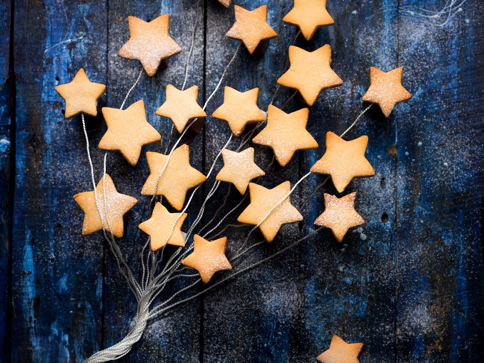 1600x1200 Wallpaper cookies, stars, baking, sweet