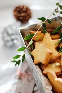 Preview wallpaper cookies, stars, branch, pastries, dessert