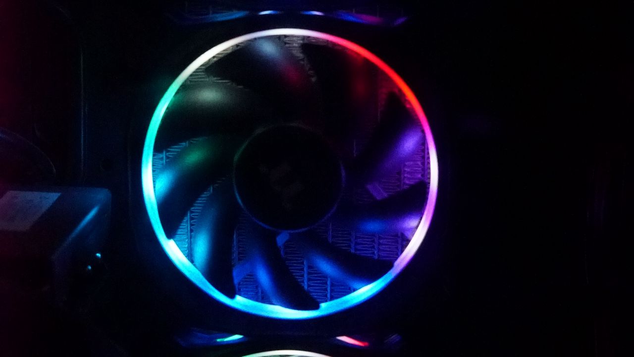 Wallpaper coolers, fans, backlight, neon, dark