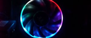 Preview wallpaper coolers, fans, backlight, neon, dark