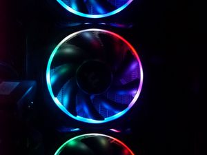 Preview wallpaper coolers, fans, backlight, neon, dark