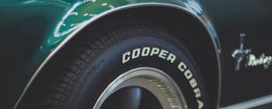 Preview wallpaper cooper cobra, machine, wheel, tire