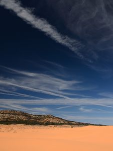 Preview wallpaper coral pink sand dunes state park, sand, dunes, utah, united states