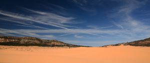 Preview wallpaper coral pink sand dunes state park, sand, dunes, utah, united states