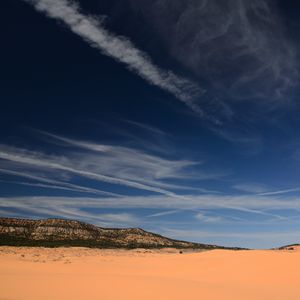 Preview wallpaper coral pink sand dunes state park, sand, dunes, utah, united states