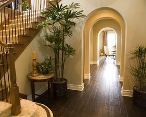 Preview wallpaper corridor, arches, home, stairs