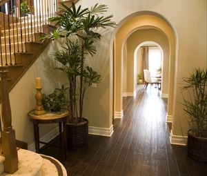 Preview wallpaper corridor, arches, home, stairs