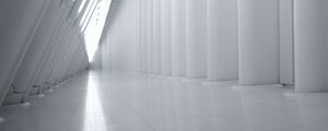 Preview wallpaper corridor, building, architecture, white, modern