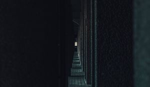 Preview wallpaper corridor, columns, dark