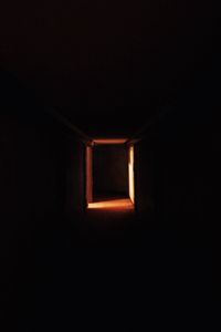 Preview wallpaper corridor, dark, door, light, darkness