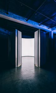 Preview wallpaper corridor, door, light, room, building