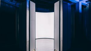 Preview wallpaper corridor, door, light, room, building