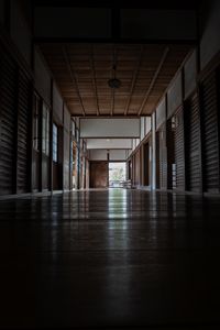 Preview wallpaper corridor, door, tunnel, dark, light