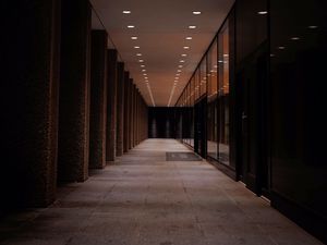 Preview wallpaper corridor, interior, building, architecture