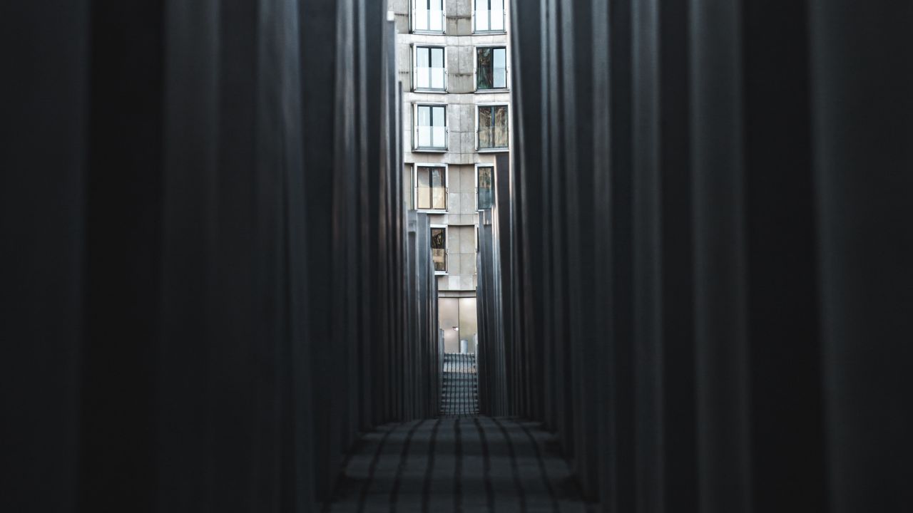 Wallpaper corridor, passage, architecture, building, pillars