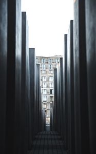 Preview wallpaper corridor, passage, architecture, building, pillars