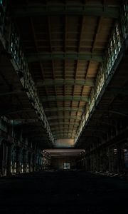 Preview wallpaper corridor, room, dark, shadows