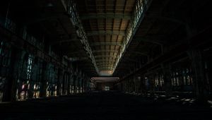 Preview wallpaper corridor, room, dark, shadows