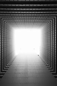 Preview wallpaper corridor, symmetry, geometry, architecture, light, perspective