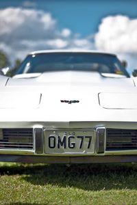 Preview wallpaper corvette, roadster, cars, front view