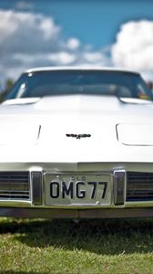 Preview wallpaper corvette, roadster, cars, front view
