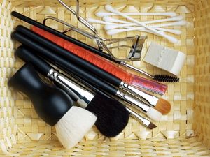 Preview wallpaper cosmetics, makeup, brush, set