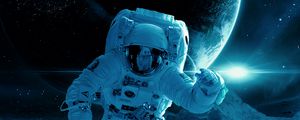 Preview wallpaper cosmonaut, astronaut, spacesuit, space