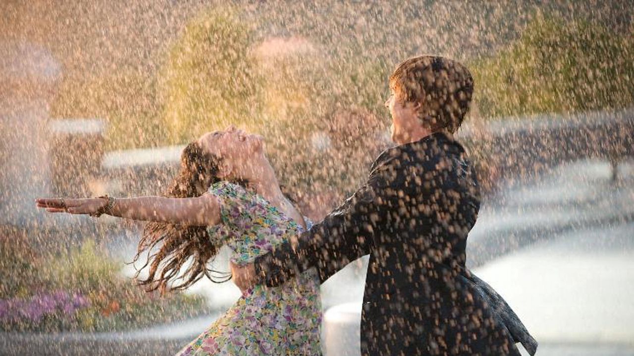 Wallpaper couple, dance, happiness, rain, wet, love