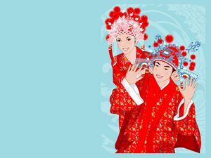 Preview wallpaper couple, dress, image, people, smile, girl, boy, vector