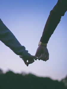 Preview wallpaper couple, hands, love