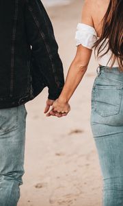 Preview wallpaper couple, hands, love, tenderness, romance