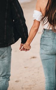 Preview wallpaper couple, hands, love, tenderness, romance