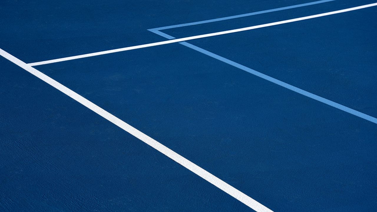 Wallpaper court, lines, marking, coating, rough, texture, blue