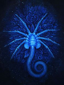 Preview wallpaper crab, creature, underwater, sea, art
