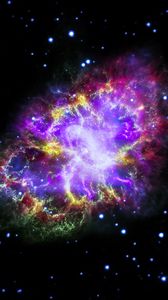 Preview wallpaper crab nebula, nebula, space