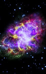 Preview wallpaper crab nebula, nebula, space