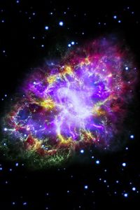 Preview wallpaper crab nebula, nebula, space