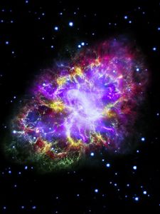 Preview wallpaper crab nebula, nebula, space