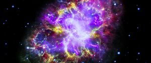 Preview wallpaper crab nebula, nebula, space