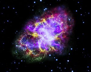 Preview wallpaper crab nebula, nebula, space