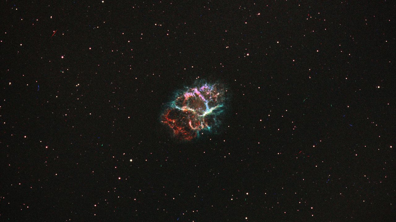 Wallpaper crab nebula, nebula, stars, space, galaxy