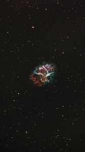 Preview wallpaper crab nebula, nebula, stars, space, galaxy