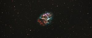 Preview wallpaper crab nebula, nebula, stars, space, galaxy