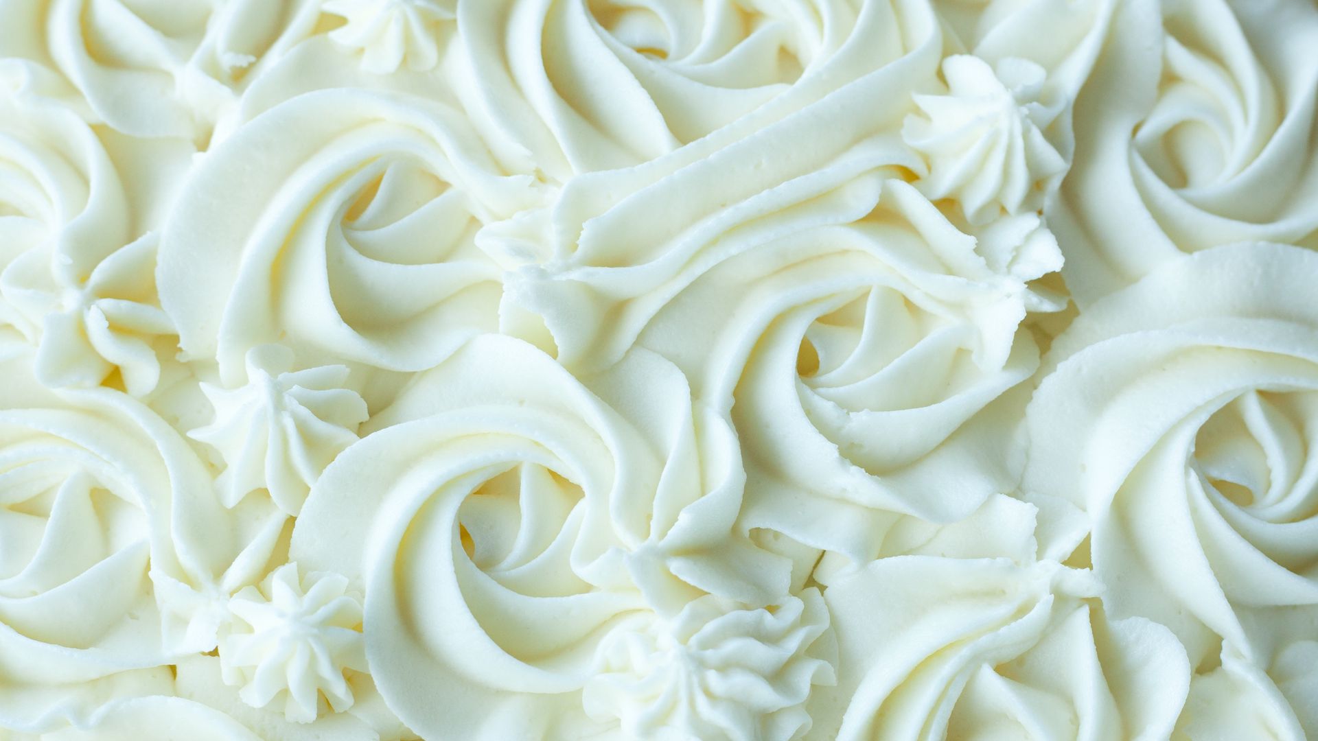 Download wallpaper 1920x1080 cream, surface, texture, whipped cream