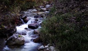 Preview wallpaper creek, stones, water, nature