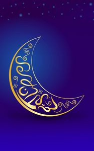 Preview wallpaper crescent, muslim, art, patterns