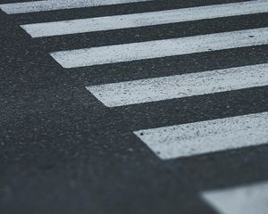 Preview wallpaper crosswalk, asphalt, markings, lanes